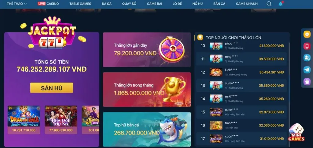 Trò chơi bắn cá đầy màu sắc và hấp dẫn